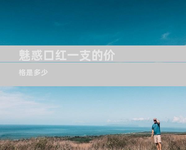 魅惑口红一支的价格是多少